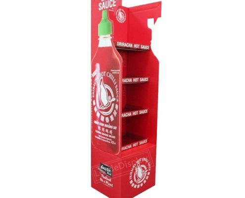 bottle cardboard display stand