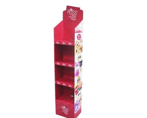 pet food cardboard display stand