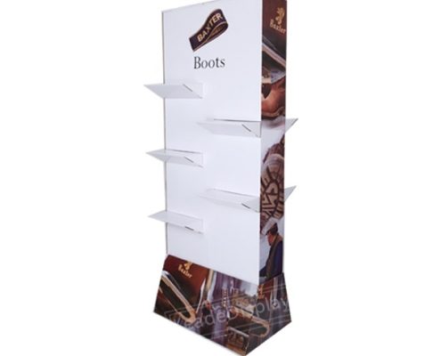 shoes cardboard display