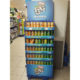 fruit juice custom cardboard display stand for supermarket
