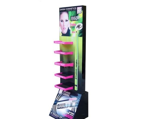 Pos Makeup Cosmetic Cardboard Floor Display Stand - Lddisplay