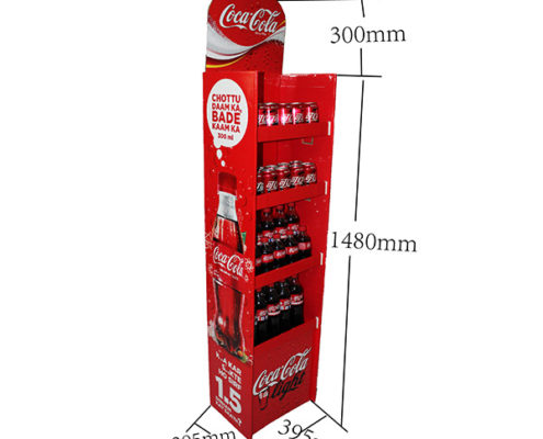 coca cola cardboard display
